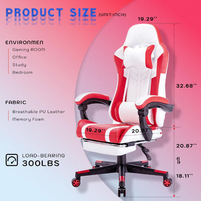 ALINUNU High Back Video Ergonomic Racing PC Gaming Chair με υποστήριγμα ποδιών Προσαρμόστε το OEM ODM