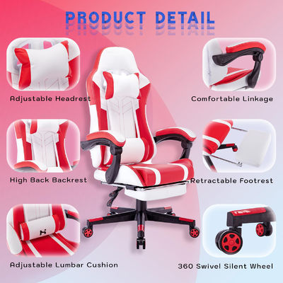 ALINUNU High Back Video Ergonomic Racing PC Gaming Chair με υποστήριγμα ποδιών Προσαρμόστε το OEM ODM