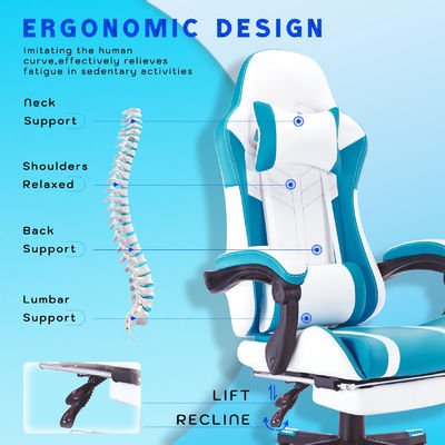 Προσαρμοσμένο χρώμα ALINUNU High Back Video Ergonomic Racing PC Gaming Chair με υποστήριξη ποδιών