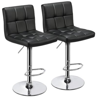 19.5&quot;D x 17&quot;W x 36.5&quot;H Σύγχρονα μπαρ κάλτσες με ρυθμιζόμενο ύψος και στροφή PU δέρμα