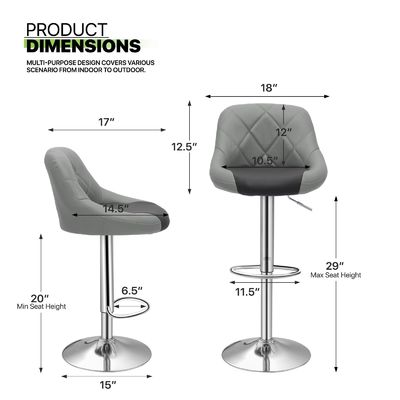 Προσαρμοσμένο χρώμα High Back Chair για κουζίνα εστιατόριο ALINUNU High Stool Bar Chair