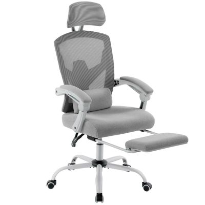 ALINUNU Office Computer Desk Chair με πίσω πλέγμα και κυλιόμενα τροχούς 34,4 λίβρες