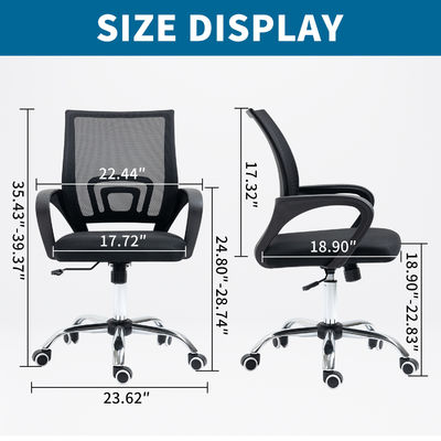 Ταχυδρομική συσκευασία Y Οικιακό γραφείο Full Mesh Chair με στήριξη οσφυϊκής στήριξης και λειτουργία περιστροφής