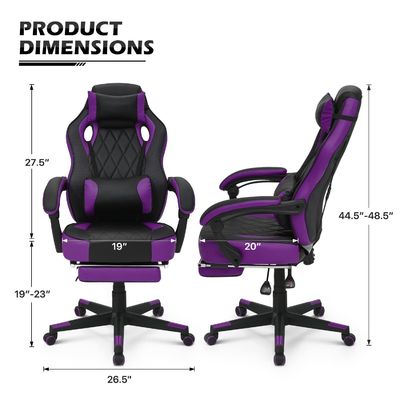 Στυλ αγώνων PU Leather Gaming Chair Ergonomic Design Foam Material από την ALINUNU