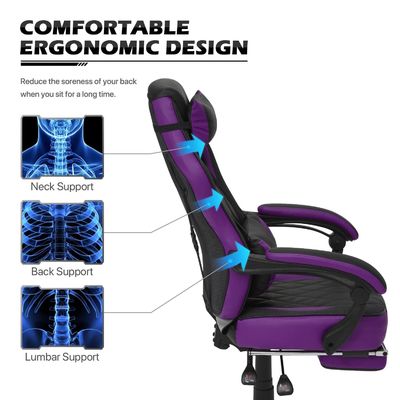 Στυλ αγώνων PU Leather Gaming Chair Ergonomic Design Foam Material από την ALINUNU
