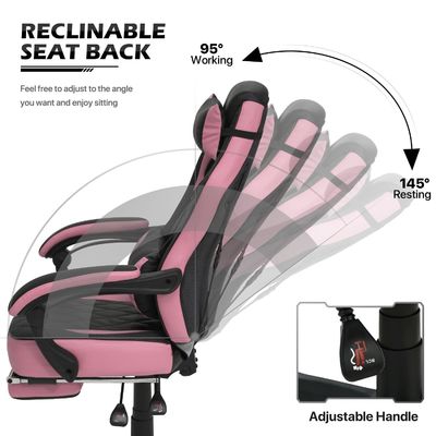 ALINUNU Racing Style PU Leather Gaming Chair με προσαρμοσμένο χρώμα και εργονομικό σχεδιασμό