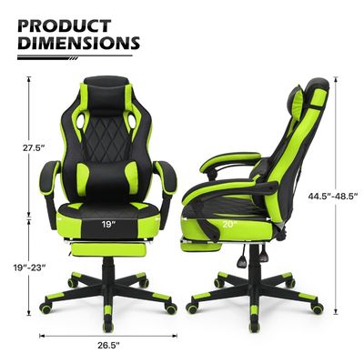 ALINUNU Racing Style PU Gaming Chair Ergonomic Computer Chair με σύγχρονο σχεδιασμό