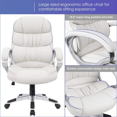 36.3lb High Back Computer Desk Chair με παξιμάδια και ρυθμιζόμενο ύψος