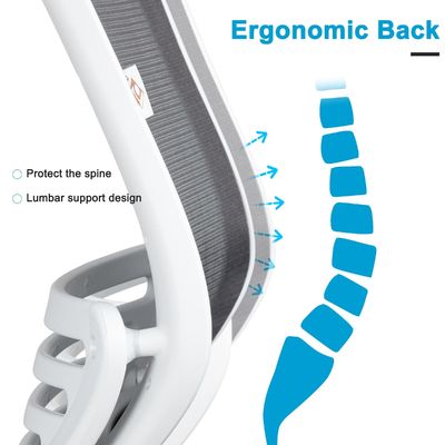 360 στροφή Ergonomic Mesh Computer Chair με λειτουργία ρύθμισης ύψους και στήριξης μέσης