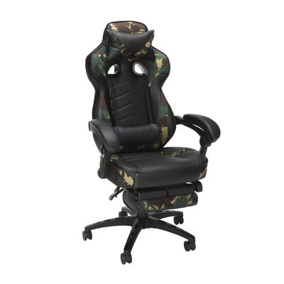 360 στροφή Ergonomic PC Computer Chair Gaming με ενσωματωμένο στήριγμα κεφαλιού Ρυθμίσεις ύψους