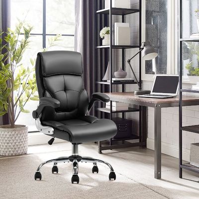 Προσαρμοσμένο χρώμα High Back Lift Chair Λιννό ύφασμα Εκτελεστική καρέκλα γραφείου για το εσωτερικό γραφείο