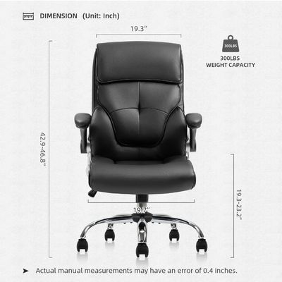 Προσαρμοσμένο χρώμα High Back Lift Chair Λιννό ύφασμα Εκτελεστική καρέκλα γραφείου για το εσωτερικό γραφείο
