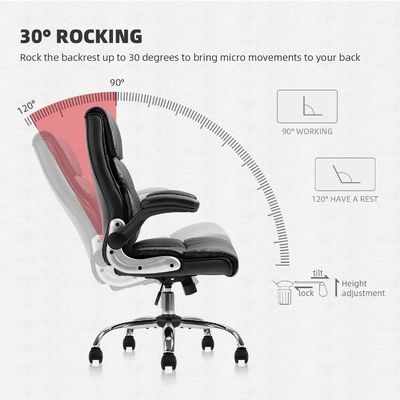 Προσαρμοσμένο χρώμα High Back Lift Chair Λιννό ύφασμα Εκτελεστική καρέκλα γραφείου για το εσωτερικό γραφείο