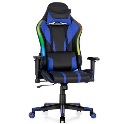 ALINUNU Metal Type Aluminum Racing Ergonomic Gaming Chair με ρυθμιζόμενο οσφυϊκό στήριγμα