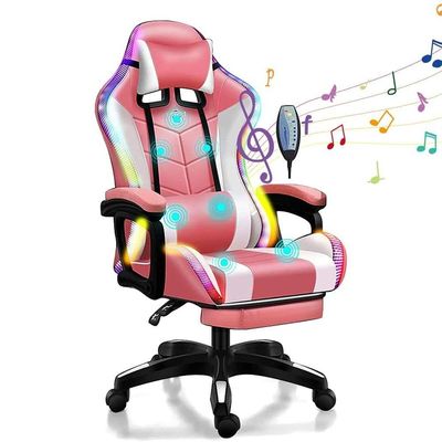 OEM ODM Καρέκλα παιχνιδιών RGB με 7 σημεία Μασάζ ηχεία και προσαρμόσιμα χαρακτηριστικά
