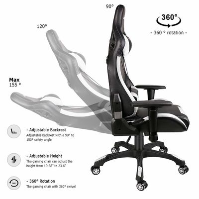 Σύγχρονη σχεδίαση High Back PU Leather Swivel Racing Gaming Chair για εσάς από την ALINUNU
