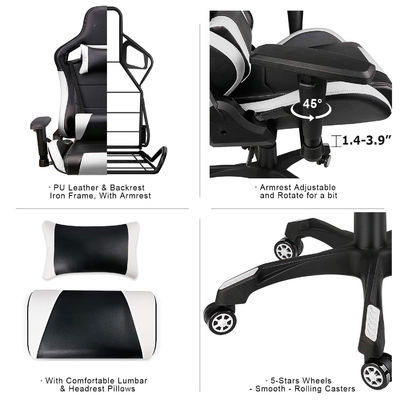 Σύγχρονη σχεδίαση High Back PU Leather Swivel Racing Gaming Chair για εσάς από την ALINUNU