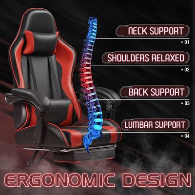 360 Swivel Silla Gamer Εργονομική Καρέκλα Παιχνιδιών με ρύθμιση ύψους και εργονομικό σχεδιασμό