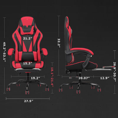 ALINUNU Direct High Back Gaming Chair με υποστήριγμα ποδιών σε προσαρμοσμένο χρώμα και αλουμίνιο