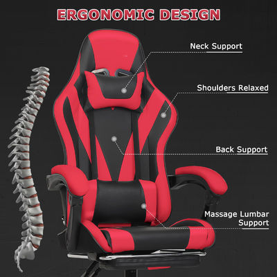 ALINUNU Direct High Back Gaming Chair με υποστήριγμα ποδιών σε προσαρμοσμένο χρώμα και αλουμίνιο