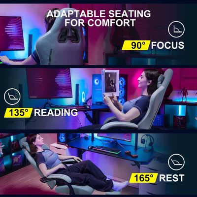 ALINUNU High Back Racing Gaming Chair με ρυθμιζόμενο ύψος και λειτουργία περιστροφής 360