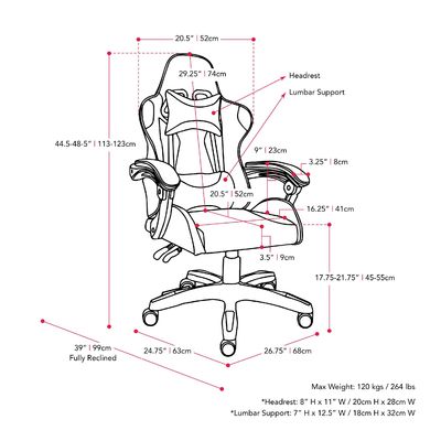 ALINUNU Racing Gaming Chairs Item Weight 32 pounds Mail packing Y για ενήλικες εφήβους