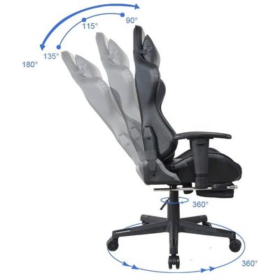 PC Gamer Racing Style Εκτελεστική καρέκλα Πραγματικό δέρμα άνετη καρέκλα γραφείου παιχνιδιών