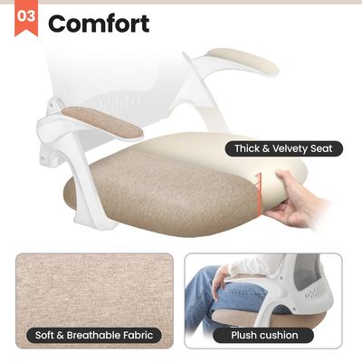 NEC Desk Computer Gaming Chair με εκτελεστικό εργονομικό στήριγμα οσφυϊκής πλάτης