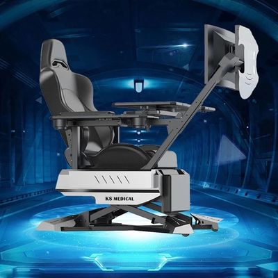 Μεταλλικό Cockpit Εργασιακό Σταθμό Recliner Gaming Computer Chair με σχεδιασμό μηδενικής βαρύτητας