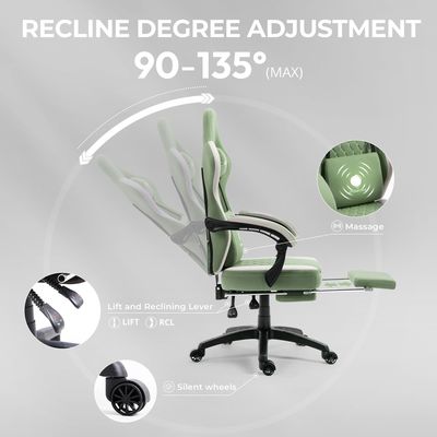 Καρέκλα γραφείου με Gel Pad ArmRest και FootRest