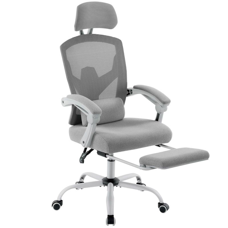 ALINUNU Office Computer Desk Chair με πίσω πλέγμα και κυλιόμενα τροχούς 34,4 λίβρες
